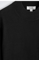 Wool Turtleneck Pullover Black - Image 5