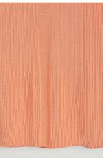 Knitted Slim Vest Orange - Image 4