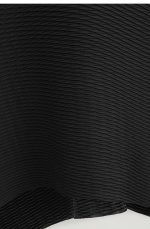 Pleated Dress Black - Image 5