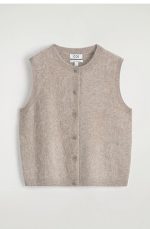 Cashmere Round-Neck Vest - Image 4