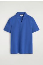 Cotton Polo Blue - Image 4