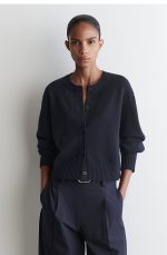Merino Cardigan Navy