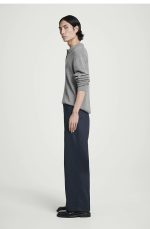 Straight Trousers Navy