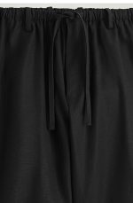 Drawstring Pants Black - Image 5