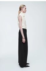 Wide-Leg Trousers Black