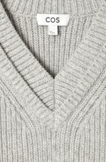 Knitted V-Neck Pullover - Image 4