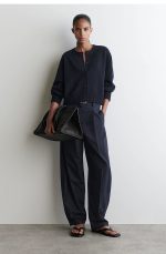 Merino Cardigan Navy - Image 2