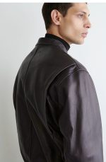 Leather Jacket Brown - Image 2
