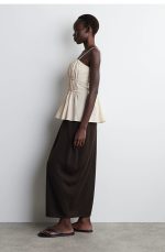 Ruched Camisole Beige - Image 2
