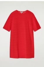 Knitted Dress Orange - Image 3