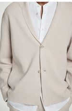 Knitted Single-Breasted Jacket - Image 2