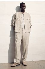 Linen Oversized Shirt Beige