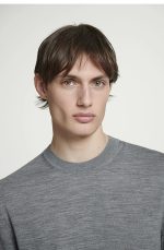 Merino Slim T-Shirt Gray - Image 3