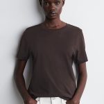 Round-Neck T-Shirt Brown