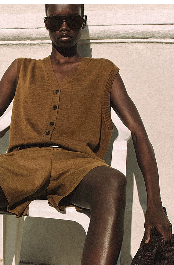 O1CN012vzhGN1u7vsfP1IKt-4101595991 Linen Shorts Brown - Image 1