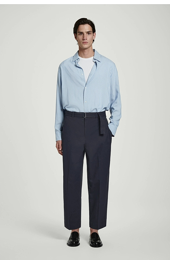 O1CN013953VA1u7vt2SuHxA_!!4611686018427380567-0-item_pic Pleated Trousers Blue - Image 1