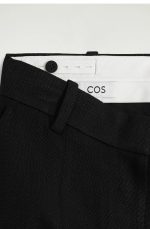 Straight Trousers Black - Image 4