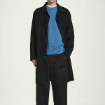 Round-Neck Hoodie Blue