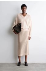 Cashmere Polo-Collar Sweater Pink - Image 2