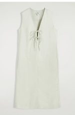 Lace-Up Dress Green - Image 3