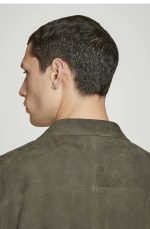 Single-Breasted Jacket Khaki - Image 3