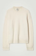 Round-Neck Pullover Beige - Image 3