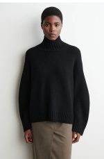 Cashmere Turtleneck Sweater Black