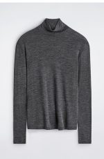Wool Turtleneck Pullover Gray - Image 4