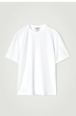 Wool Round-Neck T-Shirt White - Image 4
