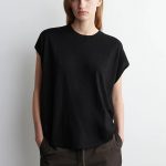 Merino Round-Neck Top Black