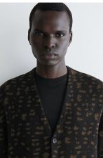 Wool Cardigan Brown - Image 3