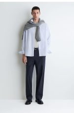 Cotton Shirt Blue - Image 2