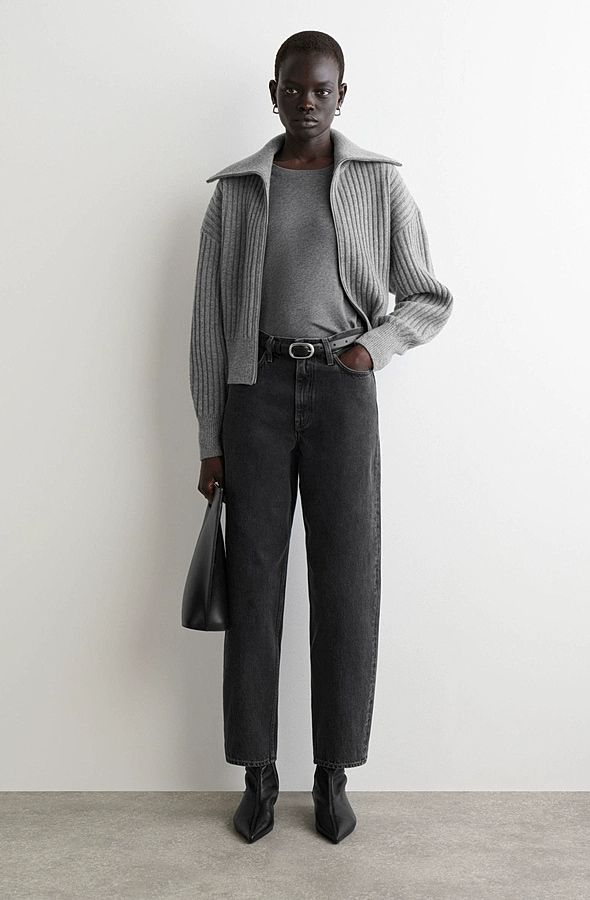 O1CN0154HjBQ1u7vv3T4leV_!!4611686018427380567-0-item_pic Standard High Waist Nine Points Denim - Image 1