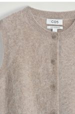 Cashmere Round-Neck Vest - Image 5