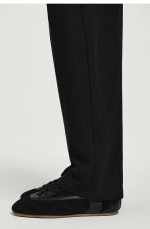 Knitted Drawstring Pants Black - Image 2