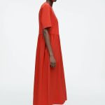 Short-Sleeve Dress Red