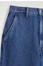 Casual Minimalist Denim Wear Wide-leg High Waist Denim - Image 5