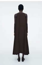 Oversized Dress Brown - Image 2