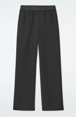 Wool Straight Pants Black - Image 4