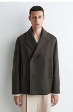 Double-Breasted Coat Brown