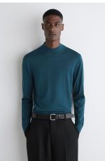 Wool Turtleneck Pullover
