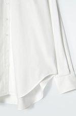 Cotton Collared Shirt White - Image 4