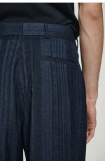 Straight Pants Navy - Image 4