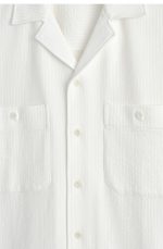 Seersucker Shirt White - Image 5