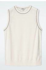 Wool Vest Beige - Image 4