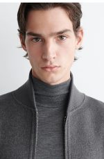 Wool Turtleneck Pullover Gray - Image 3