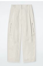 Barrel Trousers Beige - Image 3