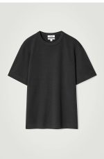 Wool Round-Neck T-Shirt Black - Image 4
