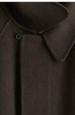 Wool Oversized Jacket Brown - Image 4