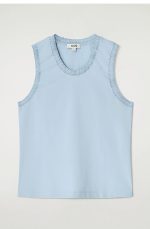 Cotton Pleated Vest - Image 4